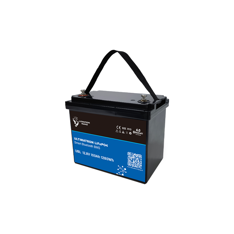 ULTIMATRON UBL-12-100-PRO LiFePO4 Batterie 12,8 V 100 Ah mit Bluetooth & Smart BMS