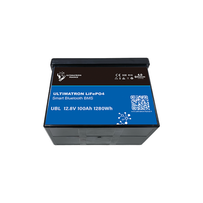 ULTIMATRON UBL-12-100-PRO LiFePO4 Batterie 12,8 V 100 Ah mit Bluetooth & Smart BMS