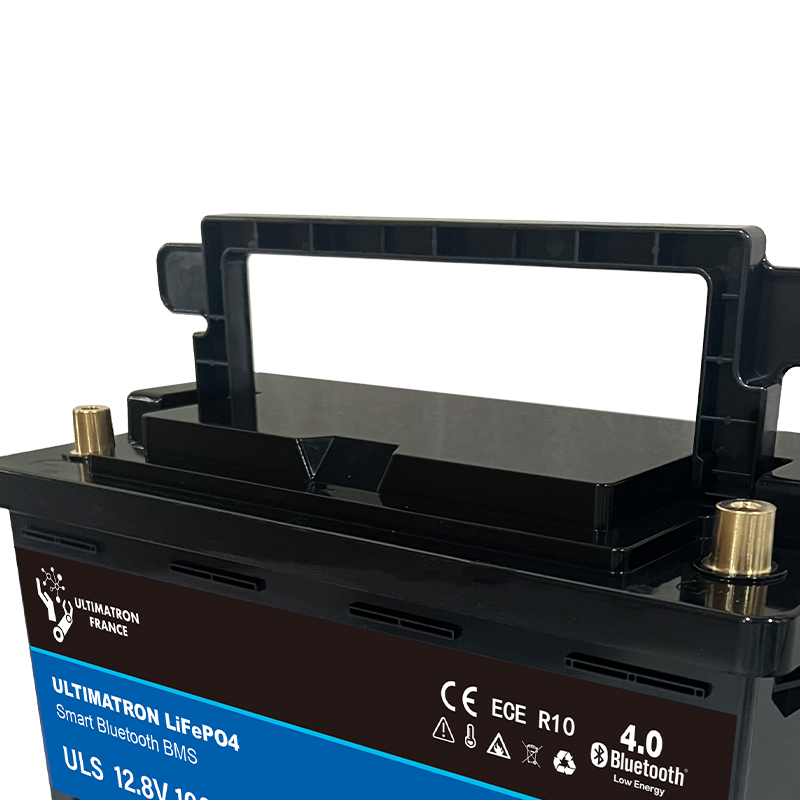 ULTIMATRON ULS-12-100 LiFePO4 Untersitz-Batterie 12,8 V 100 Ah mit Bluetooth & Smart BMS