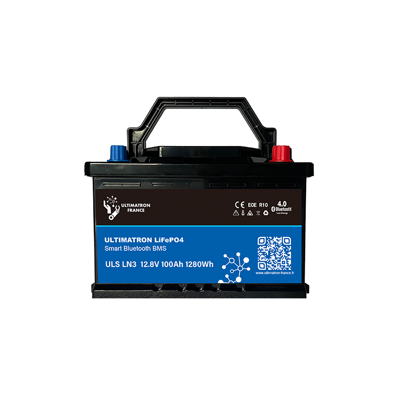 ULTIMATRON ULS-12-100-LN3 LiFePO4 Untersitz-Batterie 12,8 V 100 Ah mit Bluetooth & Smart BMS