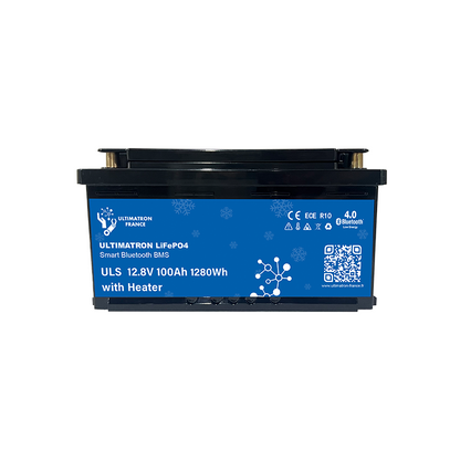 ULTIMATRON ULS-12-100H LiFePO4 Untersitz-Batterie 12,8 V 100 Ah mit Bluetooth & Smart BMS mit Heizung