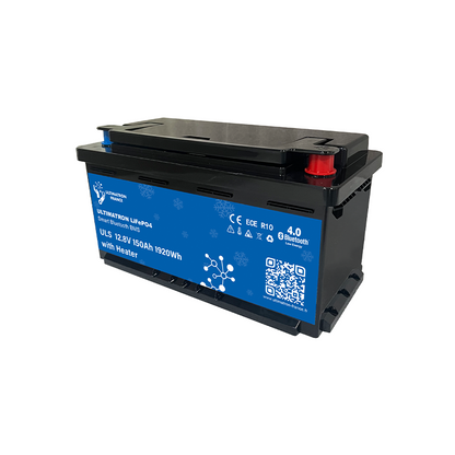 ULTIMATRON ULS-12-150 LiFePO4 Untersitz-Batterie 12,8 V 150 Ah mit Bluetooth & Smart BMS