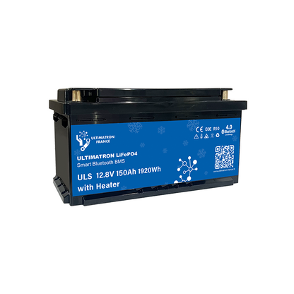 ULTIMATRON ULS-12-150H LiFePO4 Untersitz-Batterie 12,8 V 150 Ah mit Bluetooth & Smart BMS mit Heizung