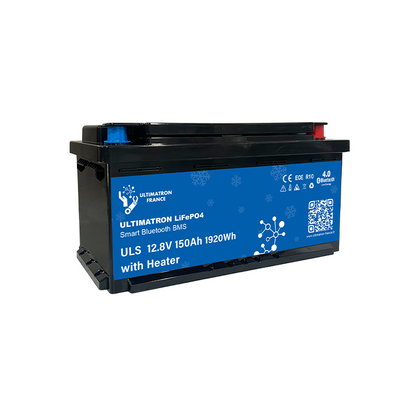ULTIMATRON ULS-12-150 LiFePO4 Untersitz-Batterie 12,8 V 150 Ah mit Bluetooth & Smart BMS