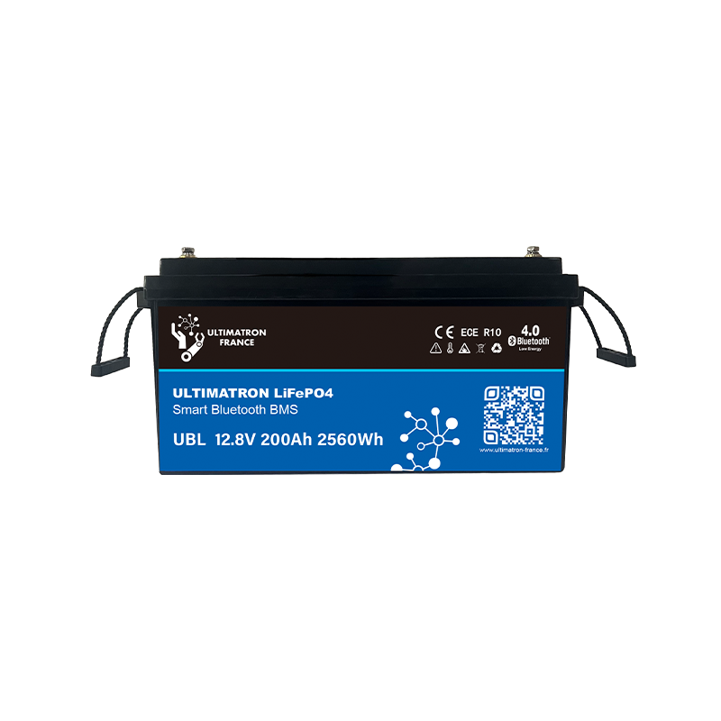 ULTIMATRON UBL-12-200-PRO LiFePO4 Batterie 12,8 V 200 Ah mit Bluetooth & Smart BMS