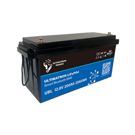 ULTIMATRON UBL-12-200-PRO LiFePO4 Batterie 12,8 V 200 Ah mit Bluetooth & Smart BMS