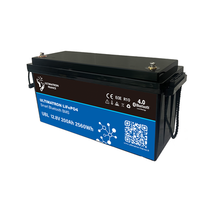 ULTIMATRON UBL-12-200-PRO LiFePO4 Batterie 12,8 V 200 Ah mit Bluetooth & Smart BMS