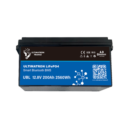 ULTIMATRON UBL-12-200-PRO LiFePO4 Batterie 12,8 V 200 Ah mit Bluetooth & Smart BMS
