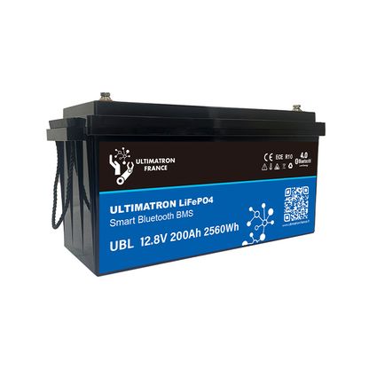 ULTIMATRON UBL-12-200-PRO LiFePO4 Batterie 12,8 V 200 Ah mit Bluetooth & Smart BMS