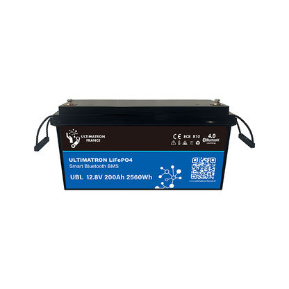 ULTIMATRON UBL-12-200-PRO LiFePO4 Batterie 12,8 V 200 Ah mit Bluetooth & Smart BMS