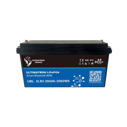 ULTIMATRON UBL-12-200-PRO LiFePO4 Batterie 12,8 V 200 Ah mit Bluetooth & Smart BMS