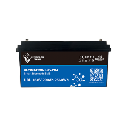 ULTIMATRON UBL-12-200-PRO LiFePO4 Batterie 12,8 V 200 Ah mit Bluetooth & Smart BMS
