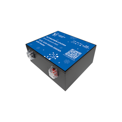 ULTIMATRON ULM-12-280H LiFePO4 Untersitz-Batterie 12,8 V 280 Ah mit Bluetooth & Smart BMS mit Heizung