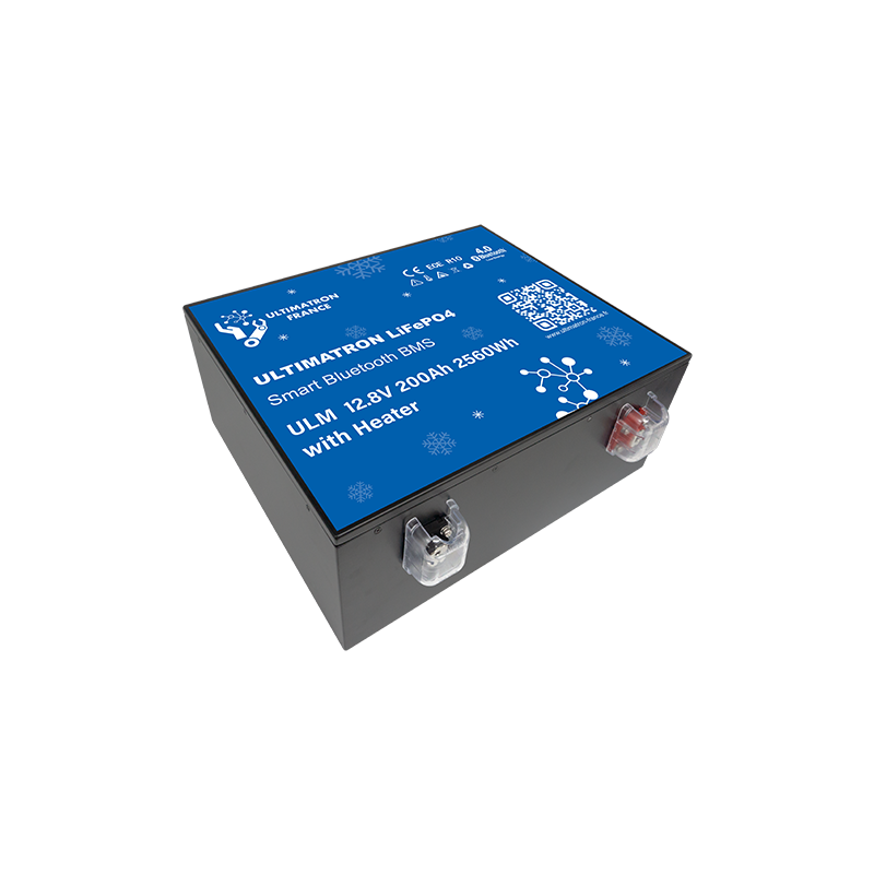 ULTIMATRON ULM-12-280H LiFePO4 Untersitz-Batterie 12,8 V 280 Ah mit Bluetooth & Smart BMS mit Heizung