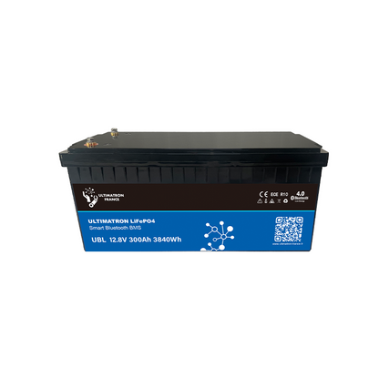 ULTIMATRON UBL-12-300-PRO LiFePO4 Batterie 12,8 V 300 Ah mit Bluetooth & Smart BMS