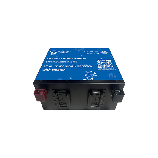 ULTIMATRON ULM-12-300 LiFePO4 Untersitz-Batterie 12,8 V 300 Ah mit Bluetooth & Smart BMS