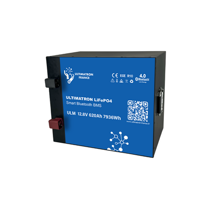 ULTIMATRON ULM-12-560 LiFePO4 Untersitz-Batterie 12,8 V 560 Ah mit Bluetooth & Smart BMS