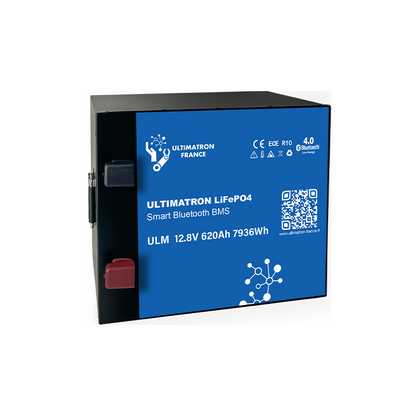 ULTIMATRON ULM-12-620 LiFePO4 Untersitz-Batterie 12,8 V 620 Ah mit Bluetooth & Smart BMS