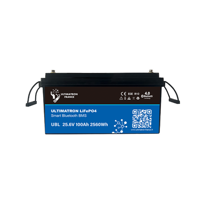 ULTIMATRON UBL-24-100-PRO LiFePO4 Batterie 25,6 V 100 Ah mit Bluetooth & Smart BMS
