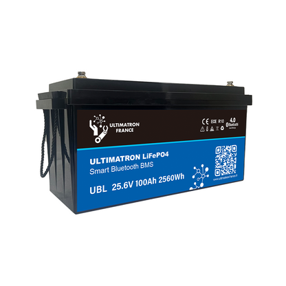 ULTIMATRON UBL-24-100-PRO LiFePO4 Batterie 25,6 V 100 Ah mit Bluetooth & Smart BMS