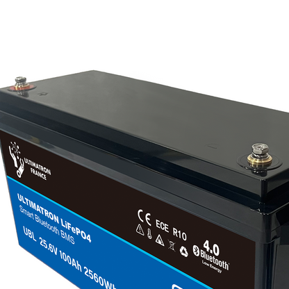 ULTIMATRON UBL-24-100-PRO LiFePO4 Batterie 25,6 V 100 Ah mit Bluetooth & Smart BMS