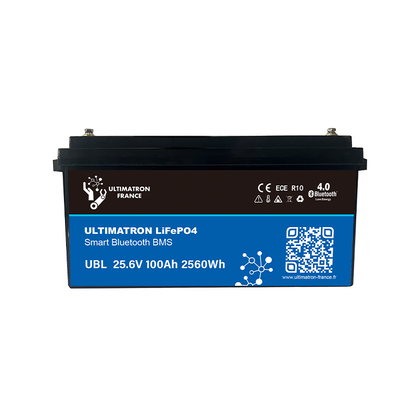 ULTIMATRON UBL-24-100-PRO LiFePO4 Batterie 25,6 V 100 Ah mit Bluetooth & Smart BMS