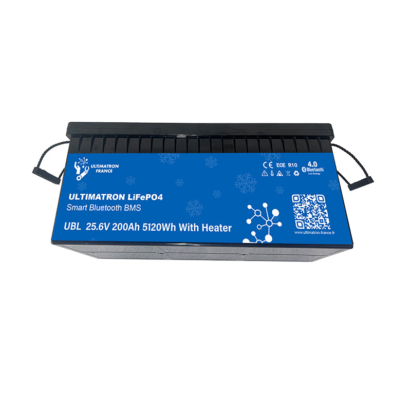 ULTIMATRON UBL-24-200H LiFePO4 Batterie 25,6 V 200 Ah mit Bluetooth & Smart BMS mit Heizung
