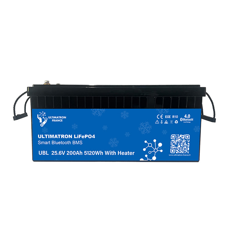ULTIMATRON UBL-24-200H LiFePO4 Batterie 25,6 V 200 Ah mit Bluetooth & Smart BMS mit Heizung