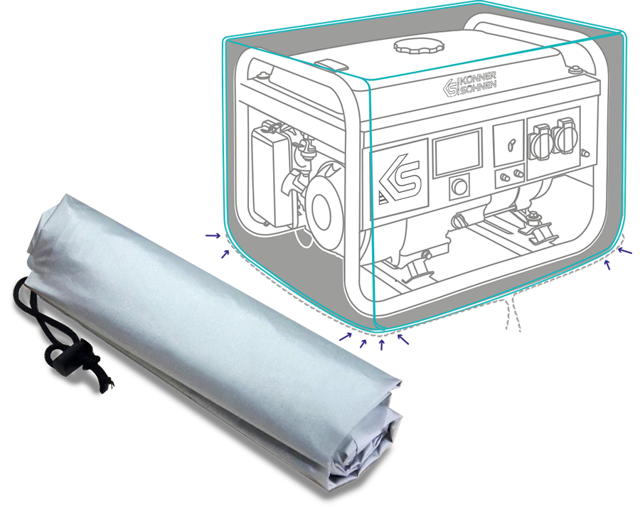Generator-Abdeckung KS COVER 20 – Ansicht 2