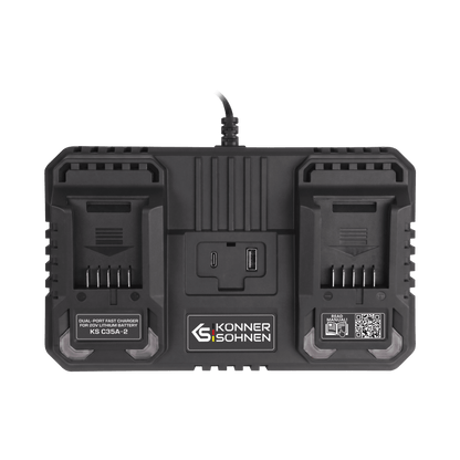 Doppel-Ladegerät für Akkus 20V KS C35A-2 – Ansicht 10