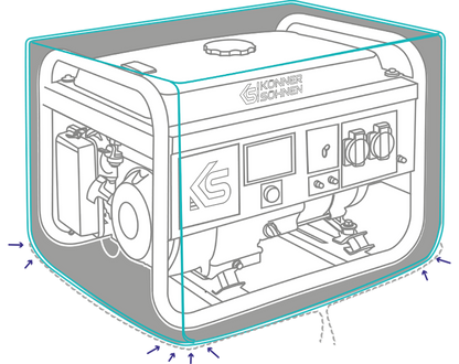Generator-Abdeckung KS COVER 10 – Ansicht 3