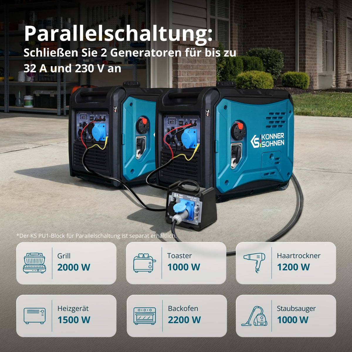 Inverter-Generator KS 6000iE S – Ansicht 4