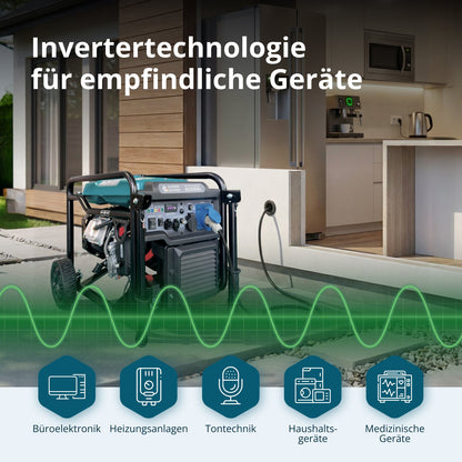 Inverter Generator KS 6500iEG (Benzin/Gas) – Ansicht 3