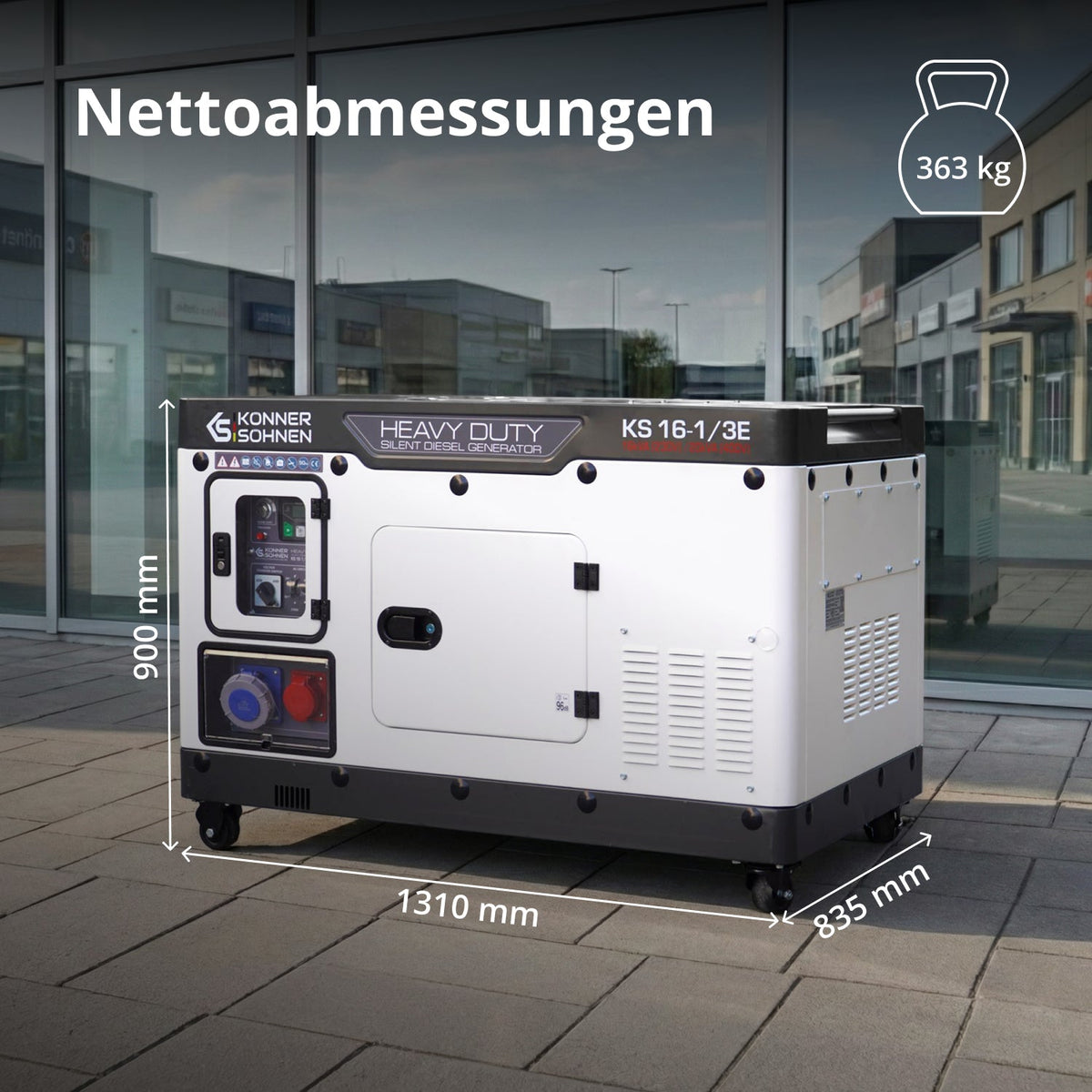 Dieselgenerator KS 16-1/3E – Ansicht 9