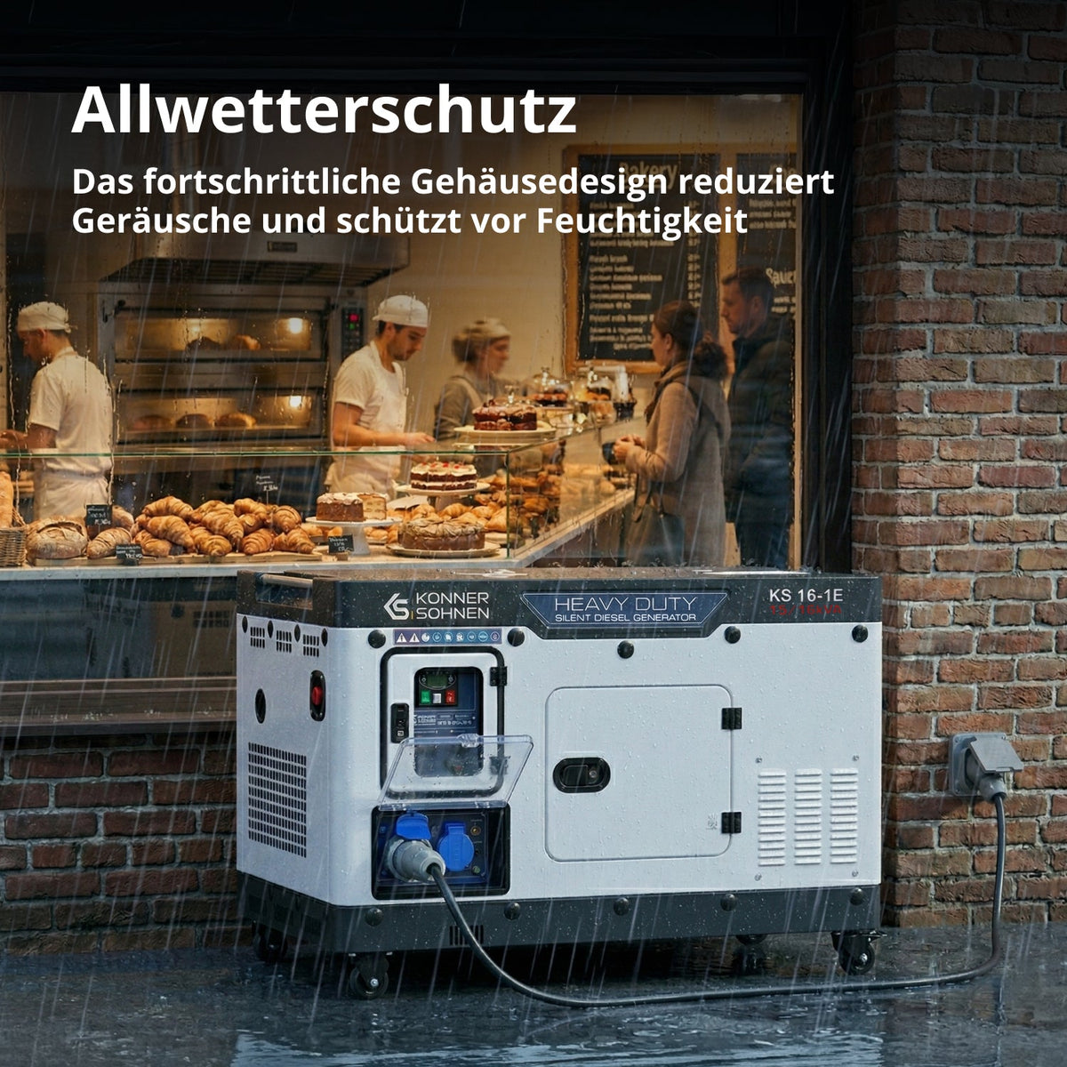 Dieselgenerator KS 16-1E – Ansicht 3