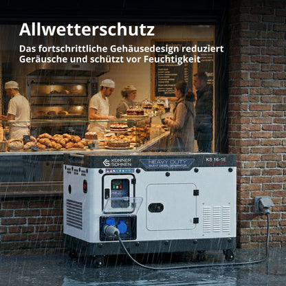 Dieselgenerator KS 16-1E – Ansicht 3