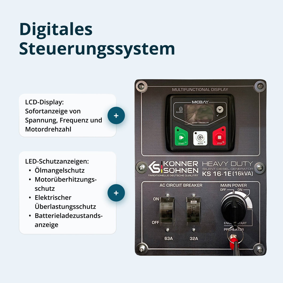 Dieselgenerator KS 16-1E – Ansicht 4