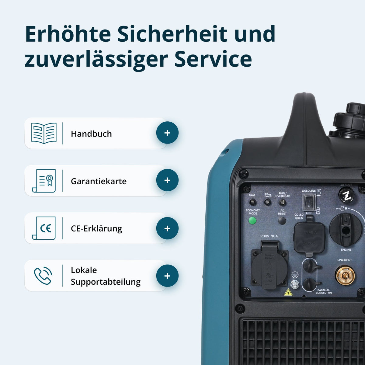 Invertergenerator (Gas/Benzin) KS 1900iG S – Ansicht 10