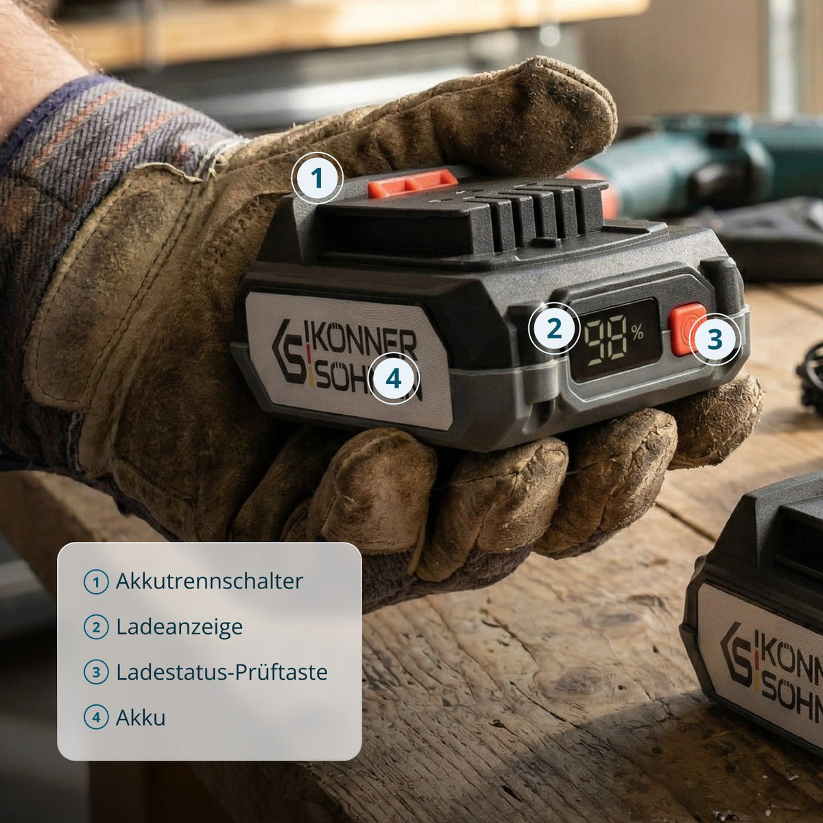 Li-Ion Akku 20V KS 20V2-1 – Ansicht 7