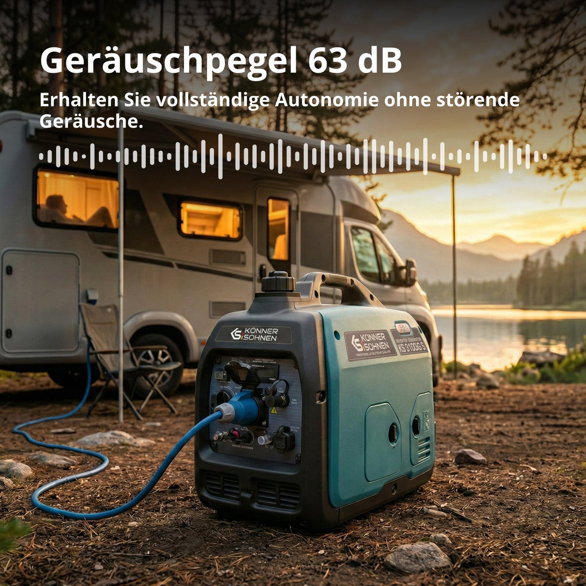 LPG/Benzin-Inverter-Generator KS 3100iG S – Ansicht 7