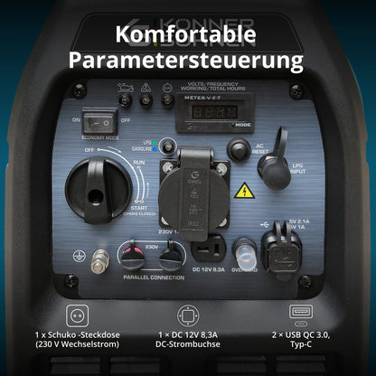 LPG/Benzin-Inverter-Generator KS 3100iG S – Ansicht 8