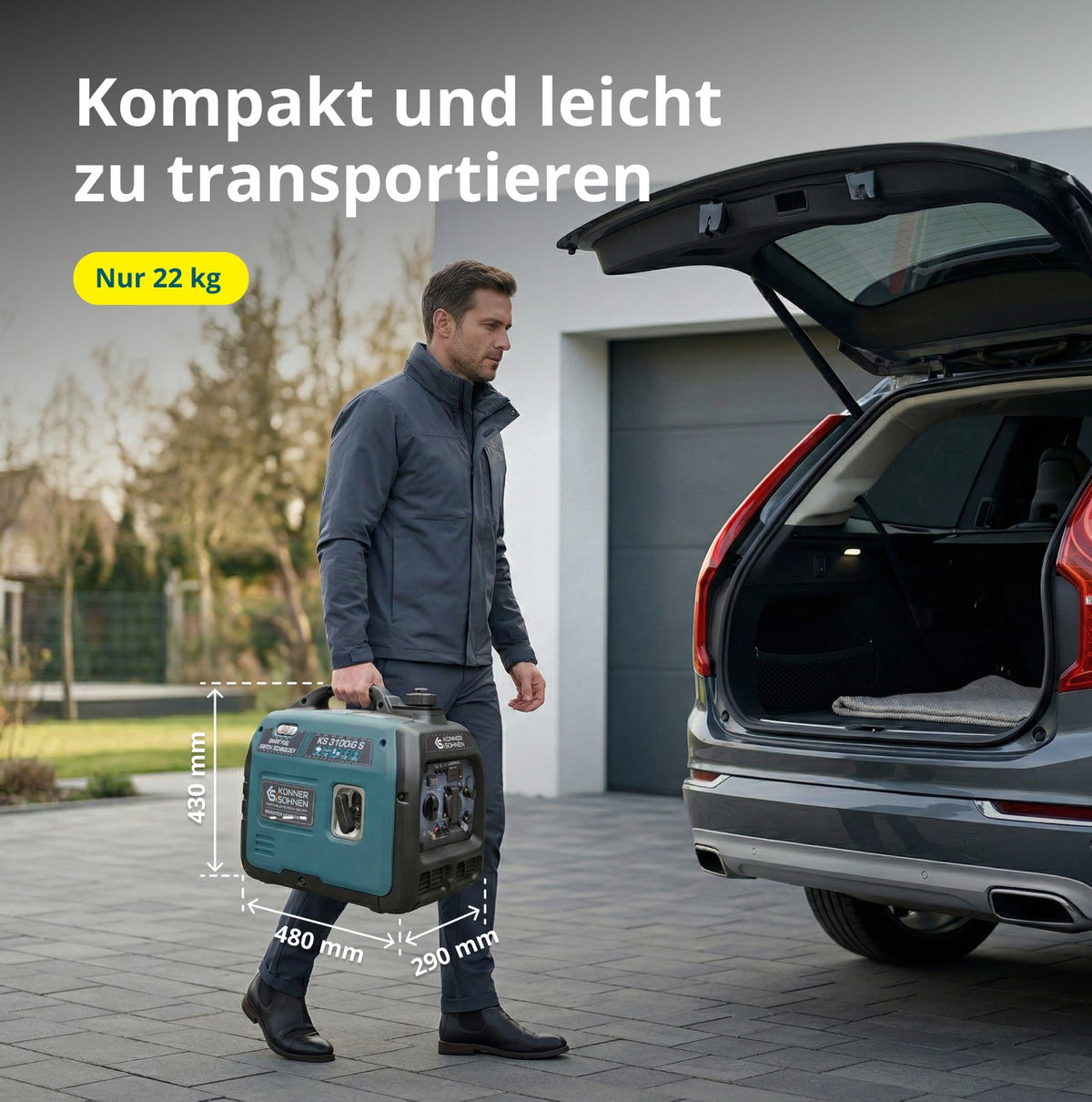 LPG/Benzin-Inverter-Generator KS 3100iG S – Ansicht 9
