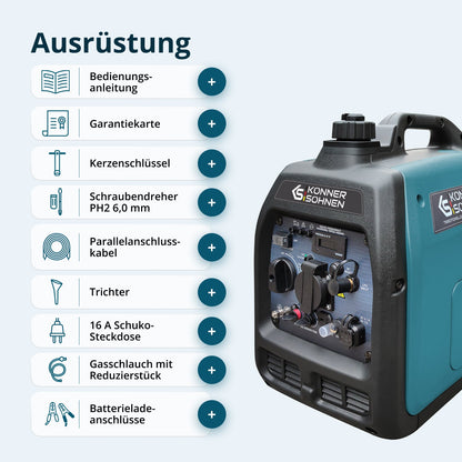 LPG/Benzin-Inverter-Generator KS 3100iG S – Ansicht 10