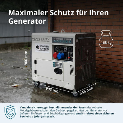Diesel-Generator "Könner & Söhnen" KS 9200HDES-1/3 ATSR (EURO V) – Ansicht 8