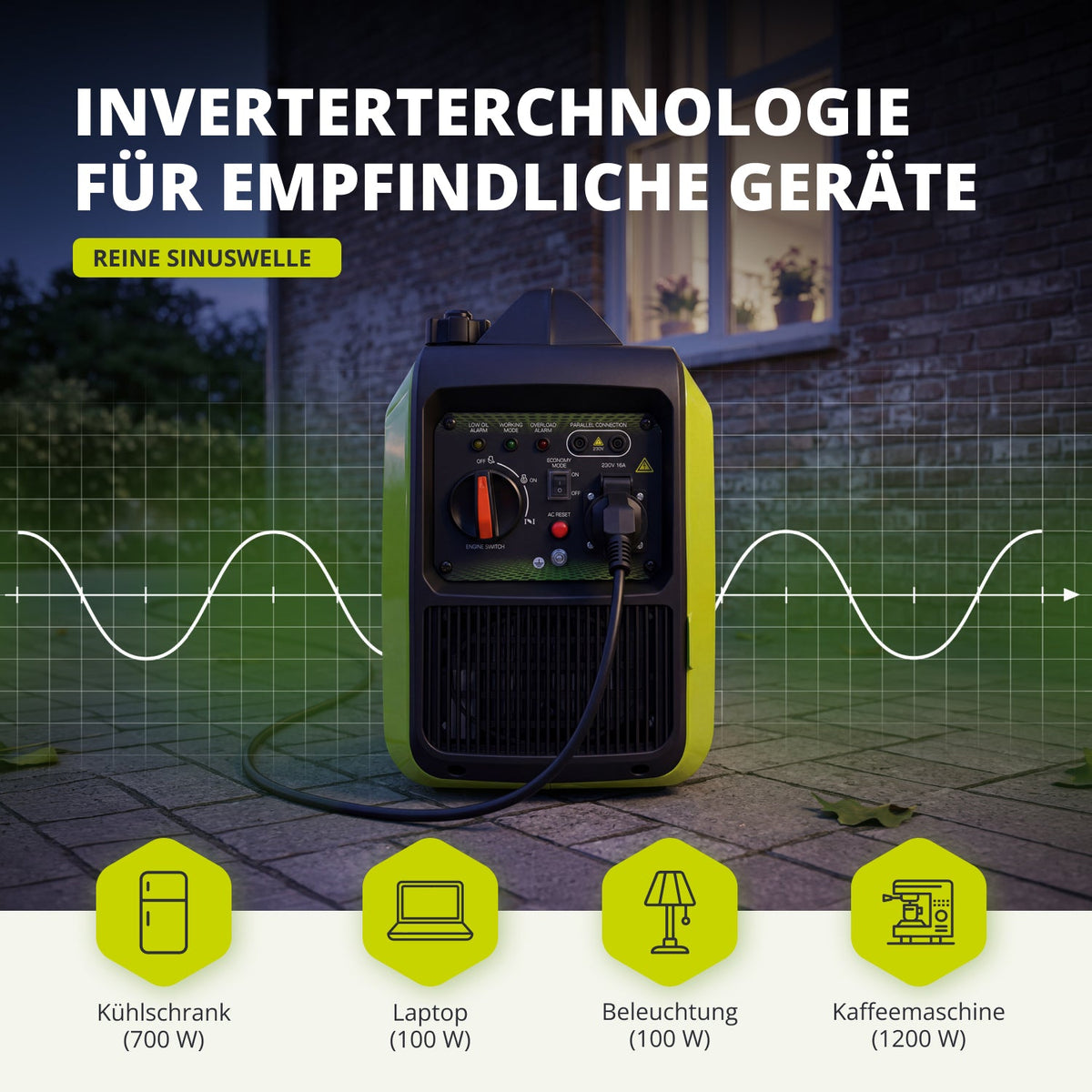 Inverter-Generator KSB 18i S – Ansicht 3