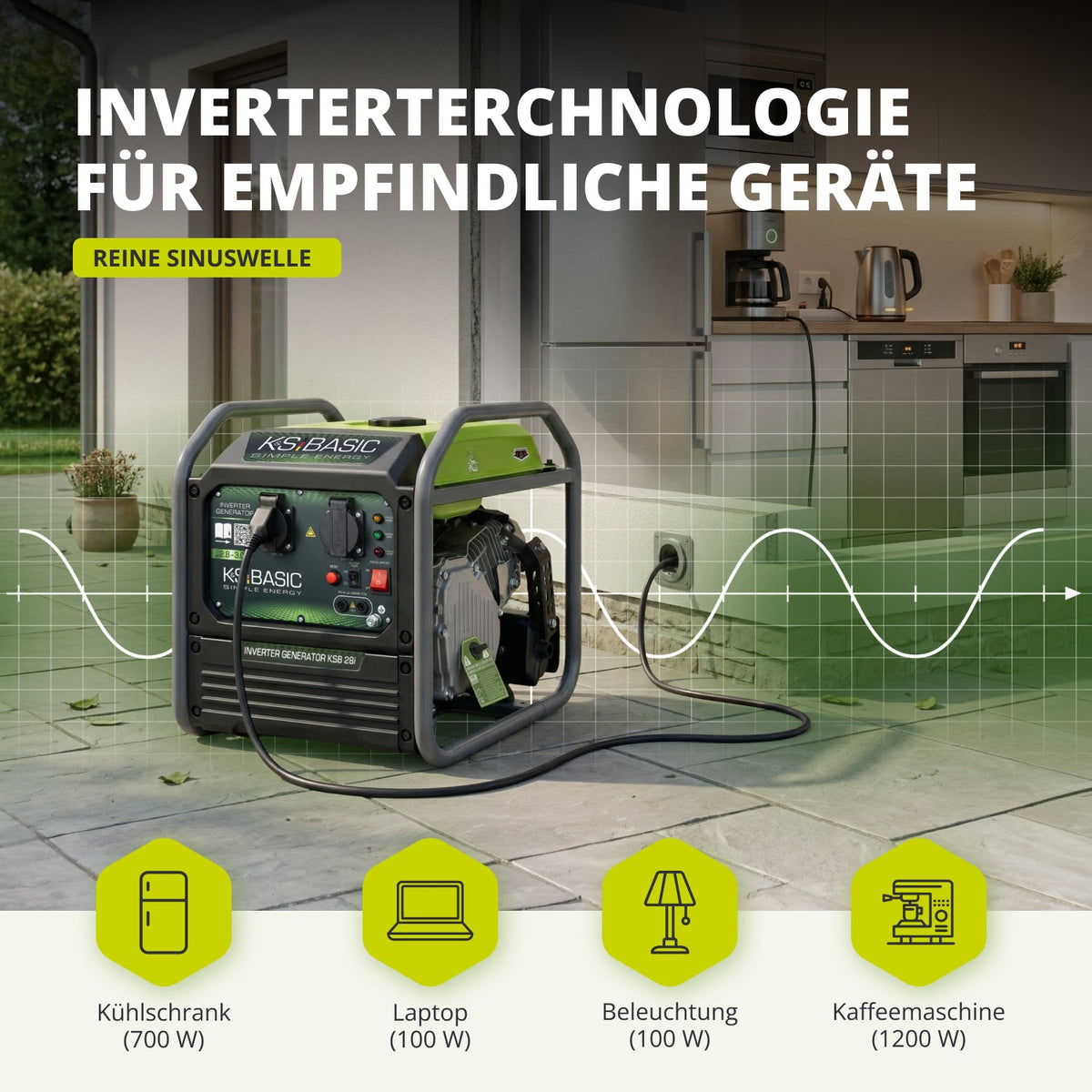 Inverter-Generator KSB 28i – Ansicht 3