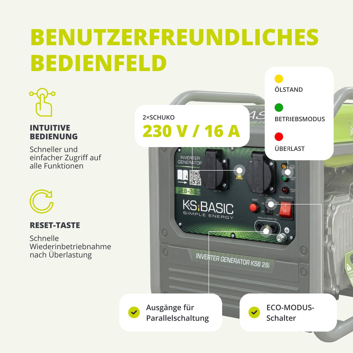 Inverter-Generator KSB 28i – Ansicht 7