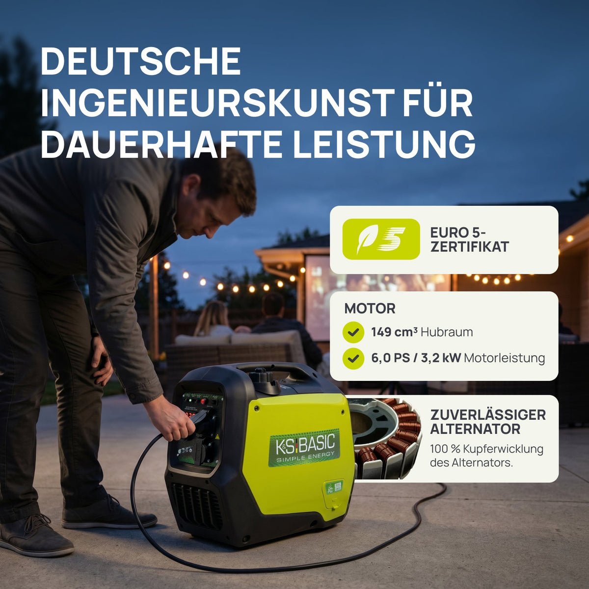 Invertergenerator KSB 32i S – Ansicht 6