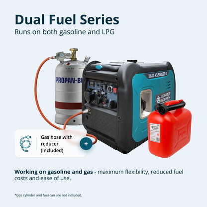 LPG/Benzin-Inverter-Generator KS 5500iEG S – Ansicht 3