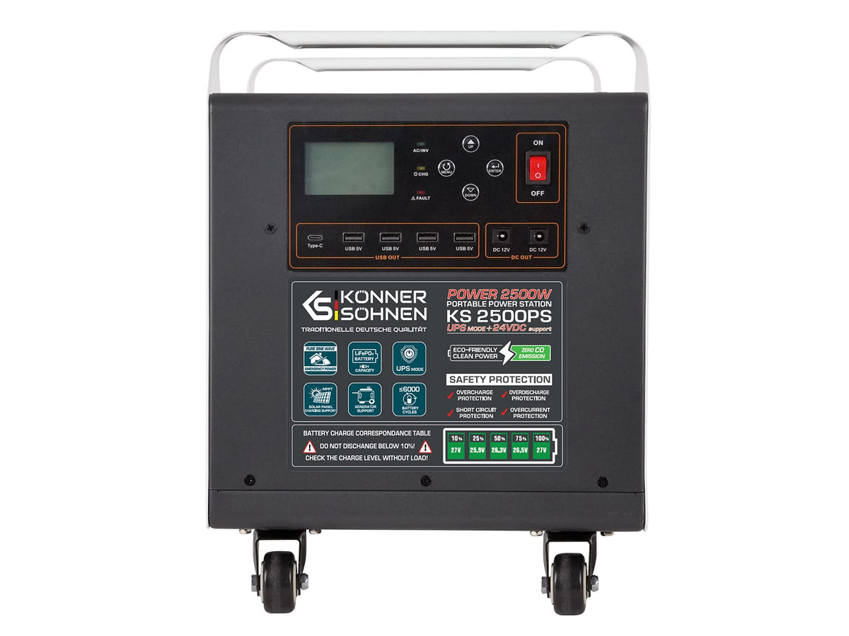 Tragbare Powerstation KS 2500PS – Ansicht 13